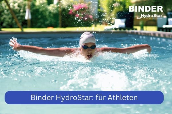 turbinenbetriebene Gegenstromanlage Binder HydroStar für Athleten