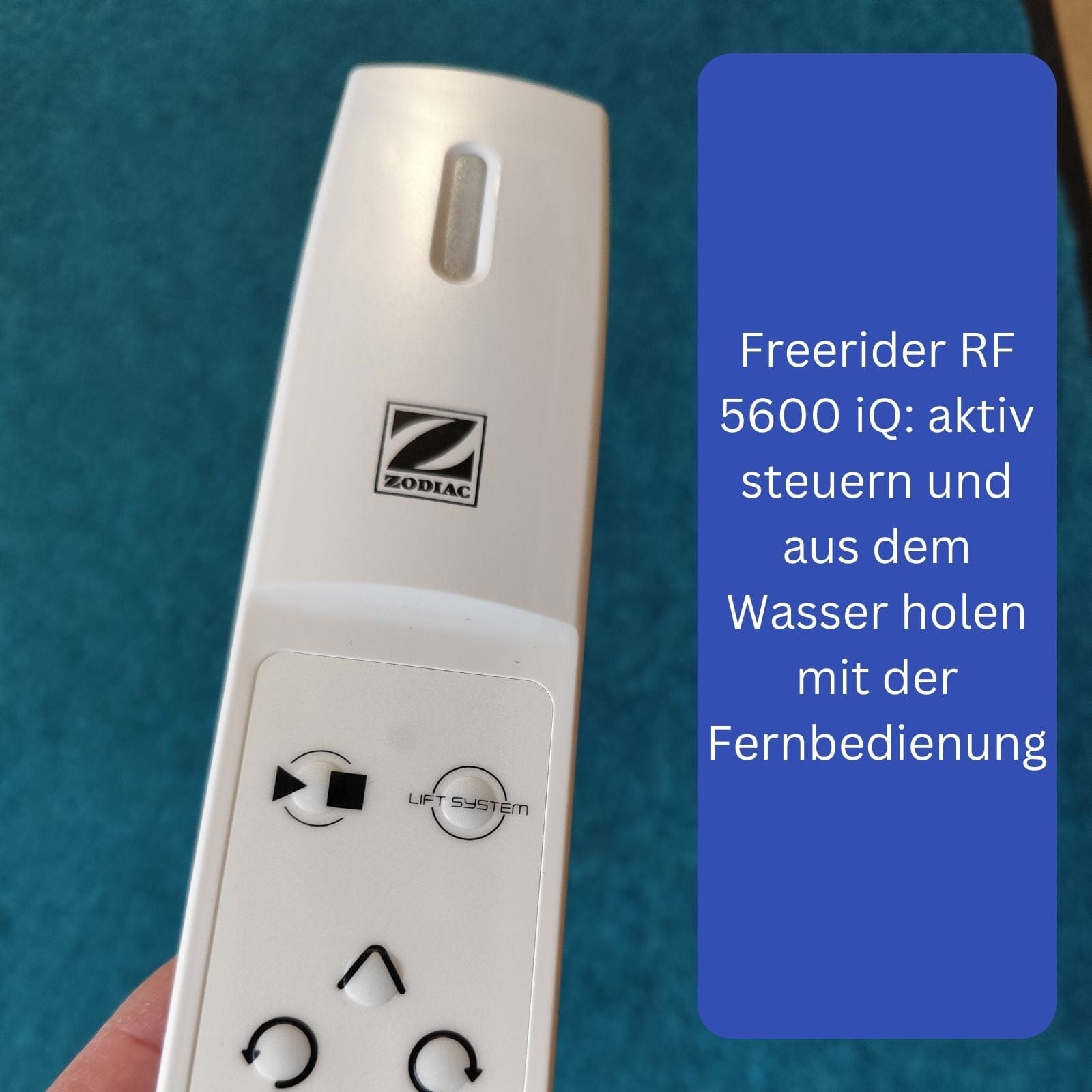Akku Poolroboter Zodiac Freerider RF 5600 iQ Fernbedienung